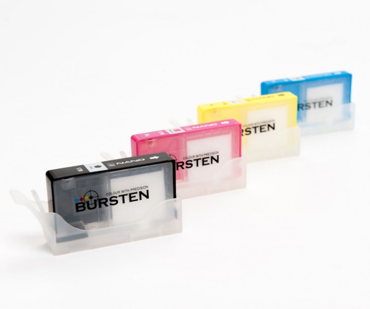 Перезаправляемые нано-картриджи BURSTEN HP № 178 x 4 шт. с чипами